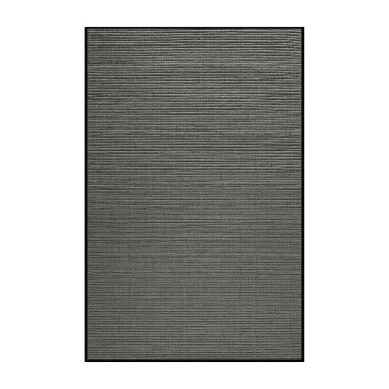 Tapis gris uni lavable à la machine, Tapis de couloir 2 pi x 5 pi