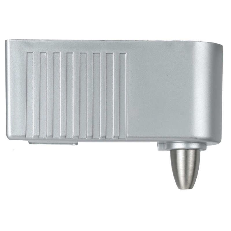 Adaptateur pour suspension basse tension Cal Lighting 12 V, 50 W maximum, finition acier brossé, hauteur 6,35 cm (2,5 po).