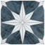 Cassis Stella 10" x 10" Porcelain Patterned Wall & Floor Tile-340372224