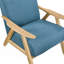 Chaise d'appoint rembourrée 1Pc, chaise confortable-1846554009