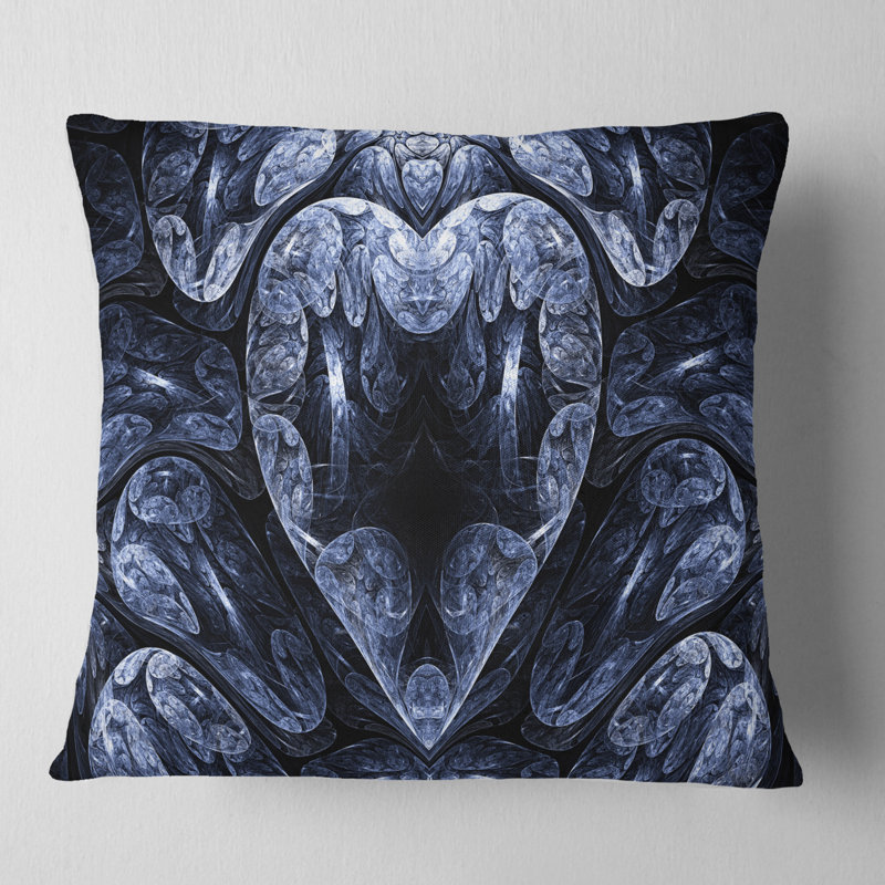 Coussin abstrait abstrait et mystique, 16 po x 1 po, Carré