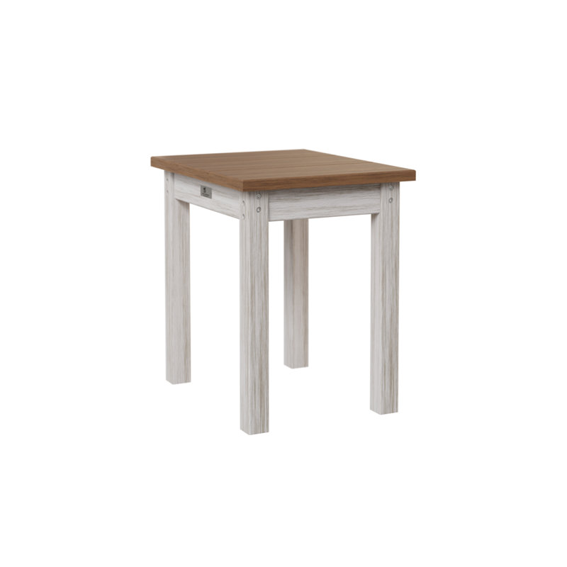 Berlin Gardens Economy End Table, Antique Mahogany, Seashell