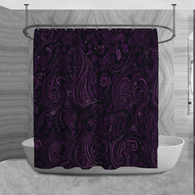 Rideau de douche Rosamay, H 73 po x l 70 po