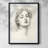 Vintage Sketch V -Framed Print