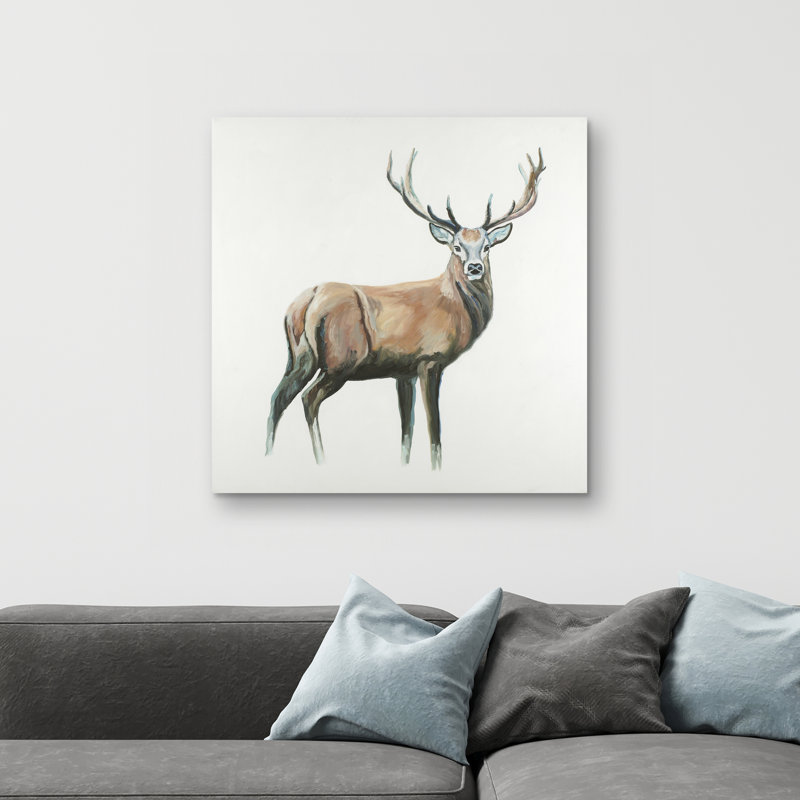 Deer - 32"x32" art on canvas