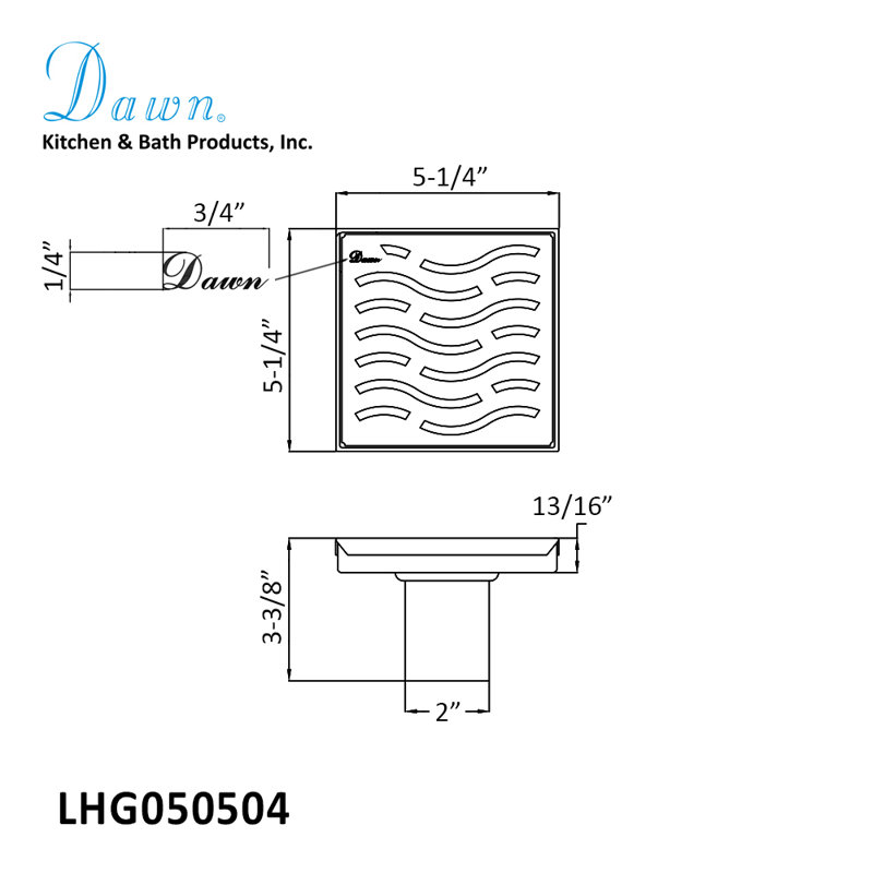 Stainless Steel Square Linear Floor Shower Drain