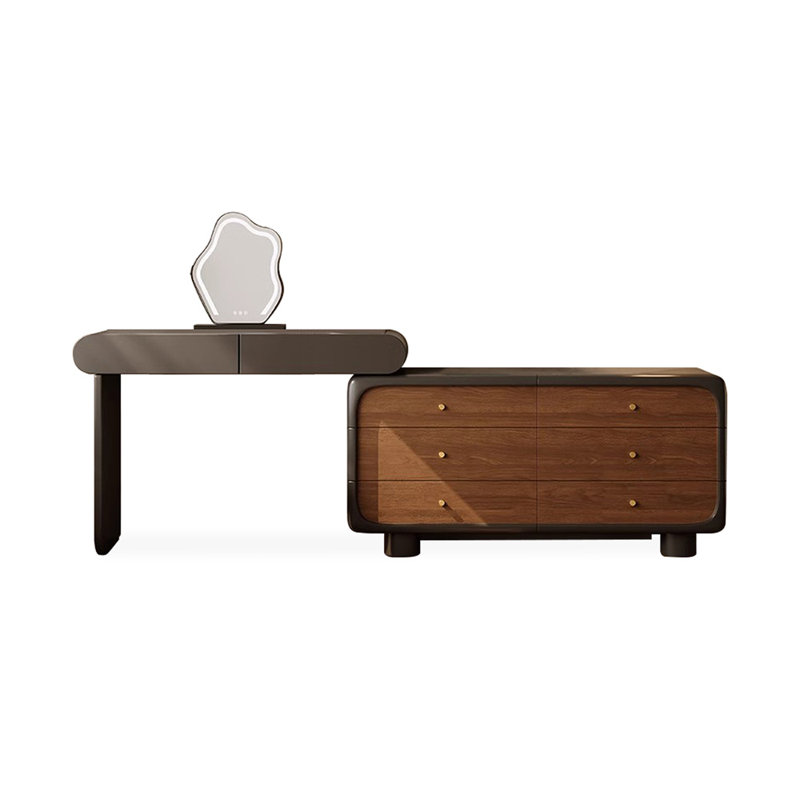 Makeup Vanity with Light mirror,8 drawers