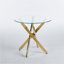 Table de salle à manger ronde avec pieds en métal et verre trempé-223876461-215158087-223876466