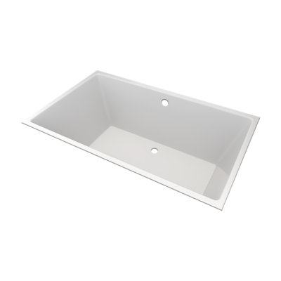 63.5'' x 40.5'' Undermount Soaking Acrylic Bathtub