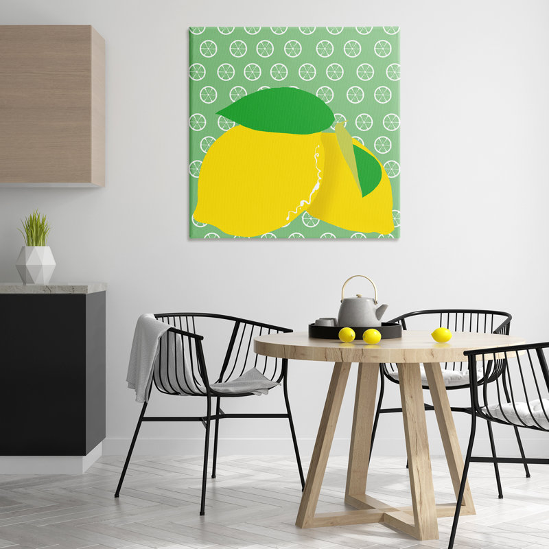  «Bright Lemon Fruit», art mural par Daniela Santiago, H 36 po x l 36 po