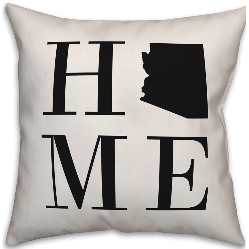 Alabama Home State Indoor/Outdoor Throw Pillow, Arizona