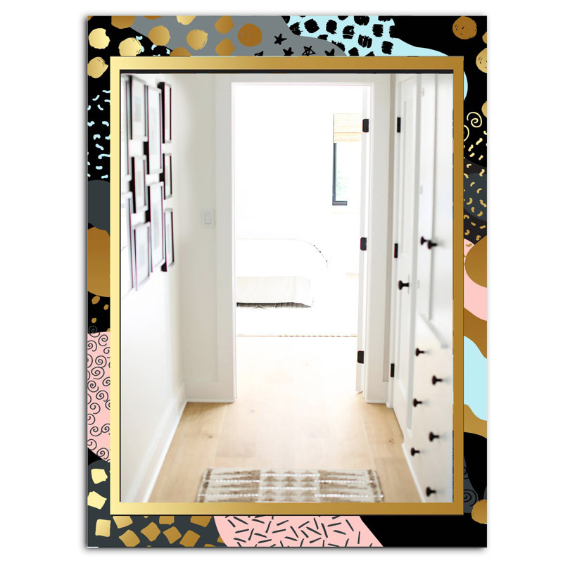 Miroir d'appoint Playful Glam, H 39,4 po x l 29,5 po