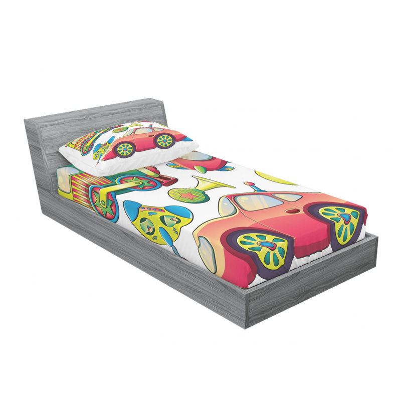 Microfiber Sheet Set, Twin XL Sheet Set with 1 Pillowcase