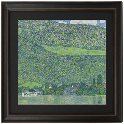 Litzlberg am Attersee par Gustav Klimt | Reproduction encadrée