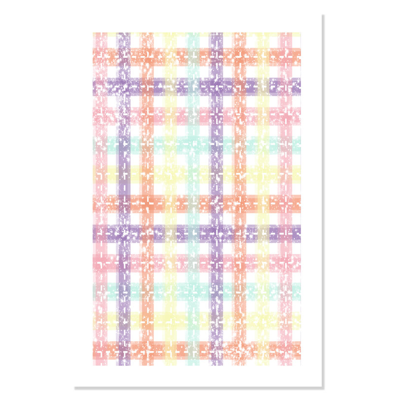 Adhésif décoratif à carreaux uniques, H 24 po x l 20 po x P 1 po, Papier