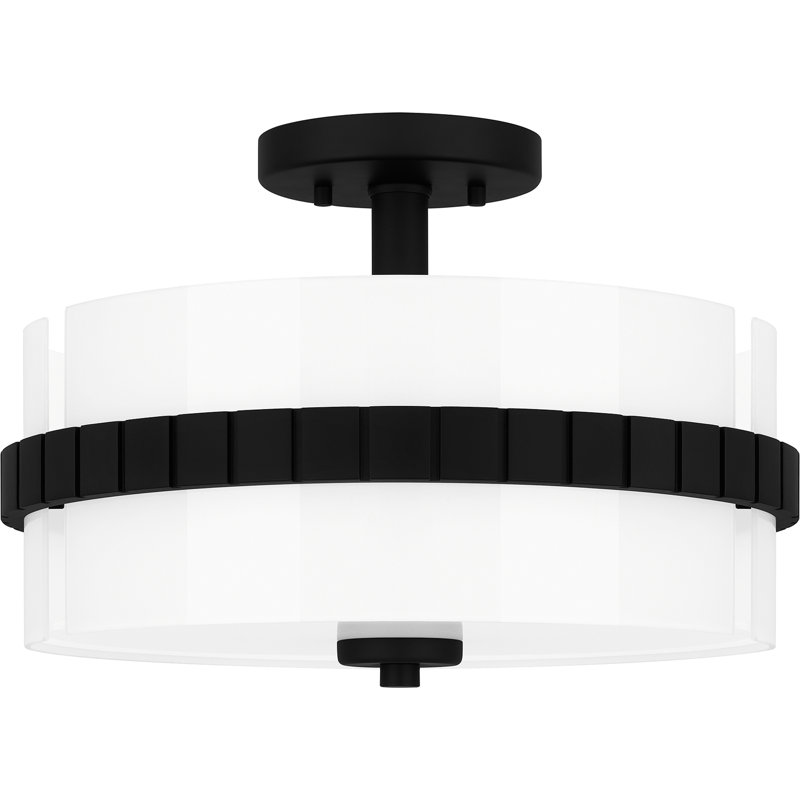 Plafonnier semi-encastré 2 lumières Debarata