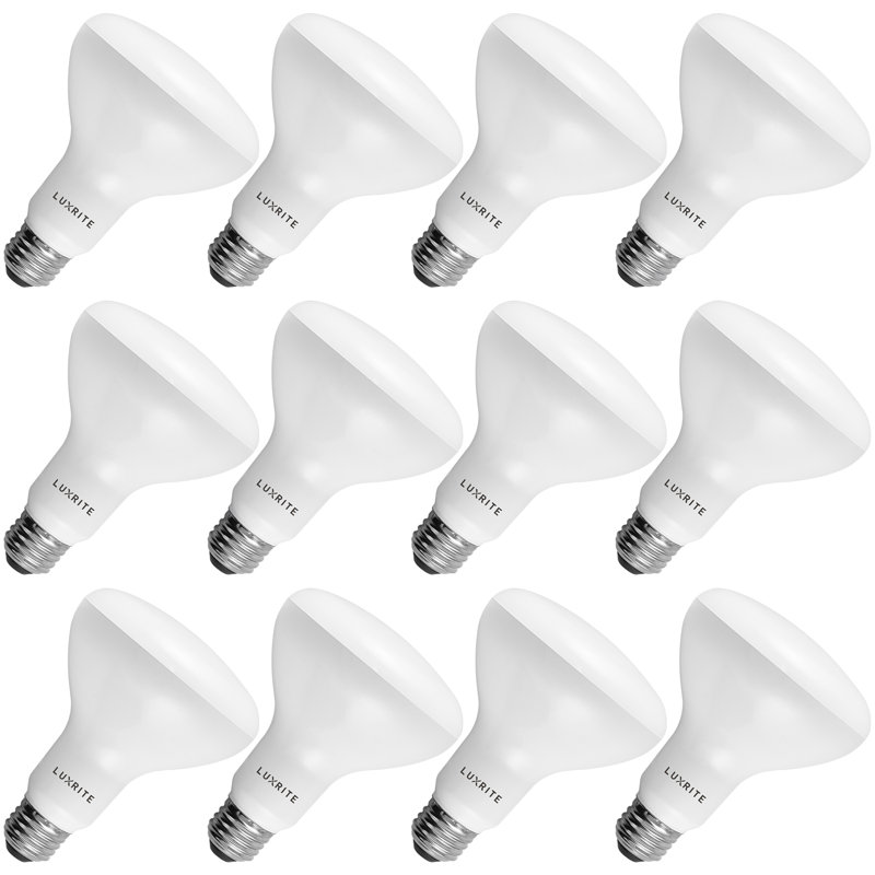 9 Watt (65 Watt Equivalent), BR30 LED, Dimmable Light Bulb, E26/Medium (Standard) Base, 3500K