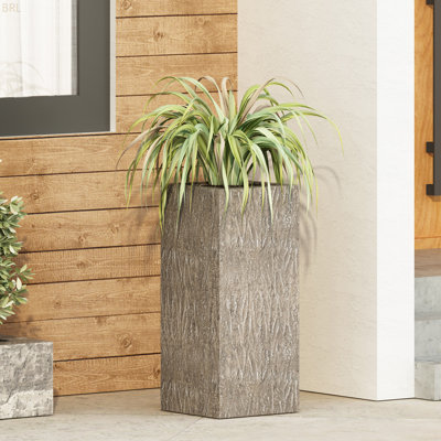 Pot à fleurs texturé en forme d'urne avec design d'inspiration naturelle pour une élégance extérieure