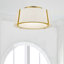 Plafonnier semi-encastré 3 lumières 18 po Aulait-1105181795