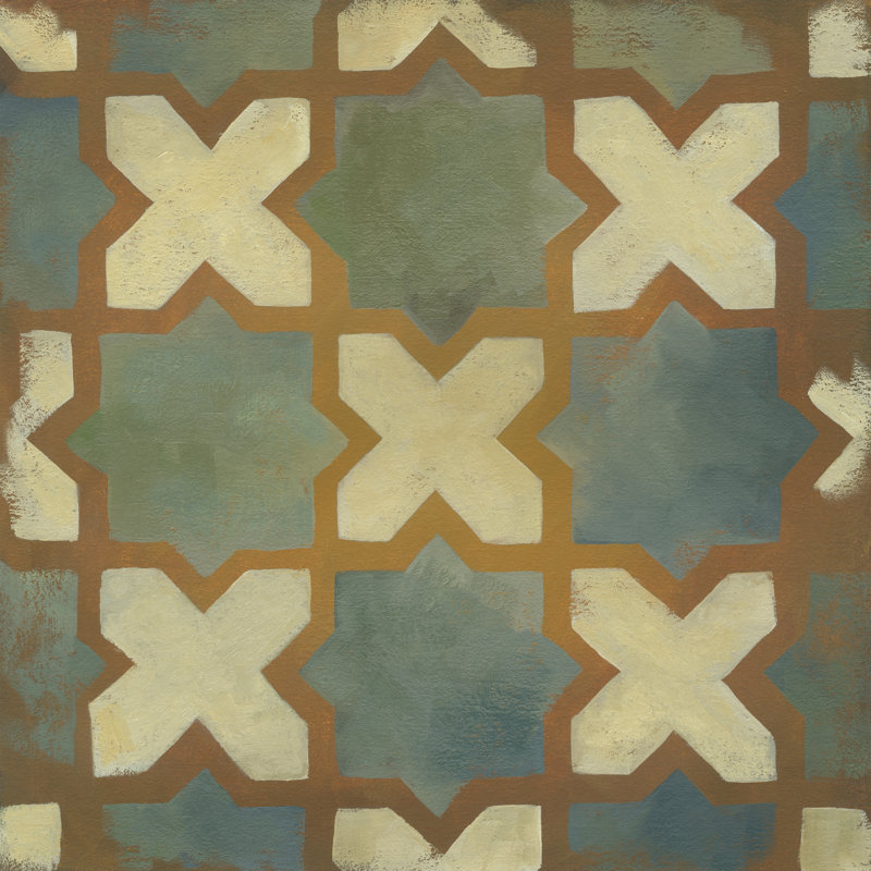 Rustic Symmetry II by Chariklia Zarris - Wrapped Canvas Art Prints, 30cm H x 30cm W x 3.8cm D