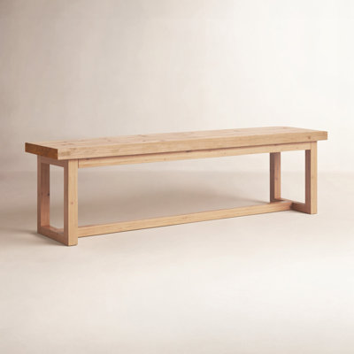 Banc en bois massif Modica