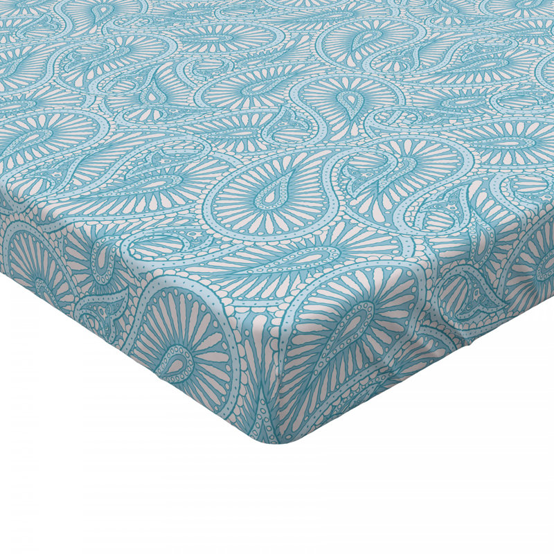 Drap-housse en microfibre Orient Paisley, Drap-housse de taille double
