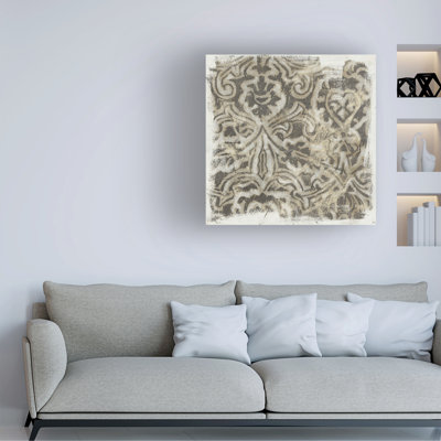 Art mural sur toile tendue - Art mural «Eric Rema I» de June Erica Vess pour le salon, la chambre à coucher ou le bureau - 35 x 35