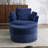 41"W Crescent Upholstered Velvet Swivel Accent Chair-1973100030