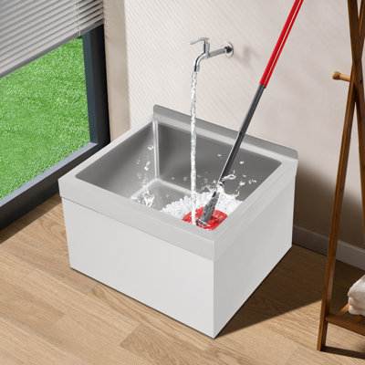 Commercial Stainless Steel Floor Mop Sink
