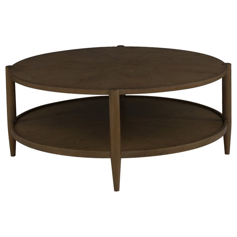 Maxwell Round Cocktail Table, Caramel