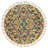 Jahiem Hand-Knotted Wool Blue Area Rug-1407903743