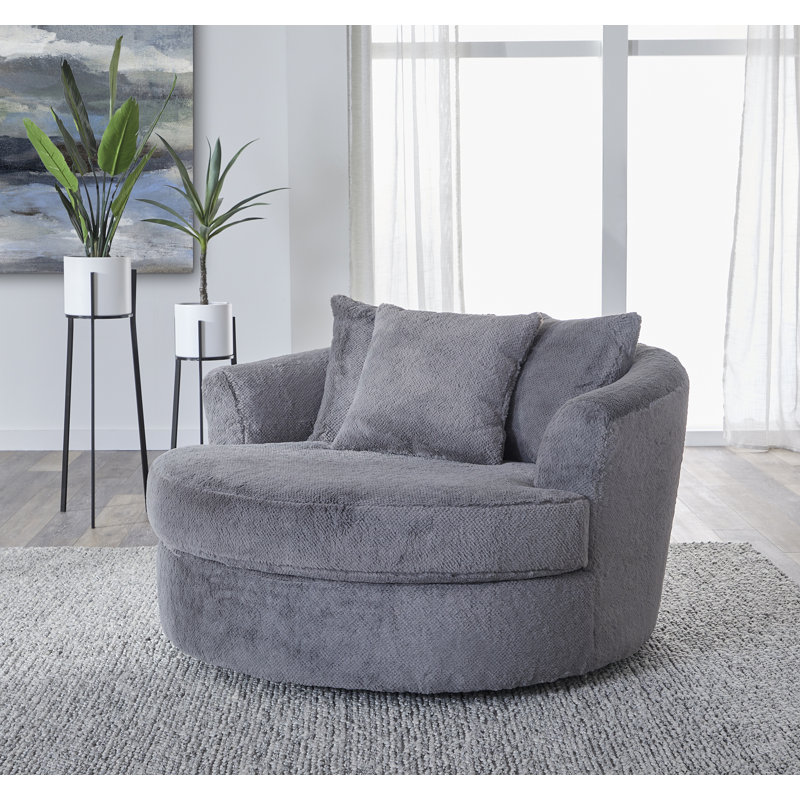 Fauteuil pivotant 13600, Polyester requin d'hiver