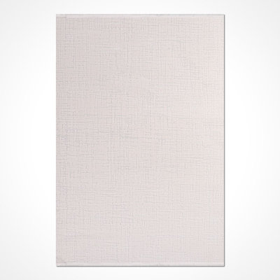 Tapis crème moderne antidérapant lavable à la machine