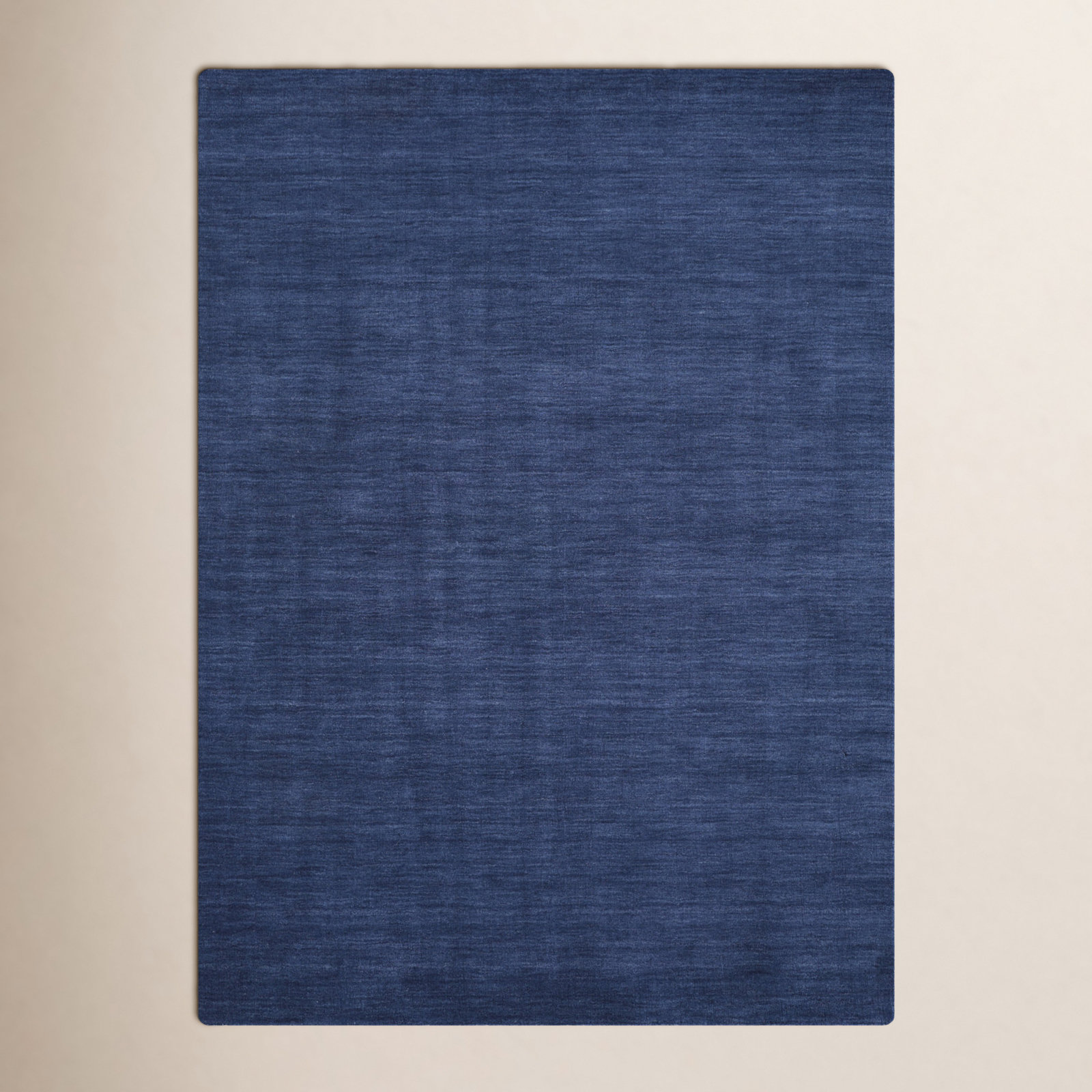 Kaden Hand-Woven Wool Shag Rug, Blue, Rectangle 8' x 11'