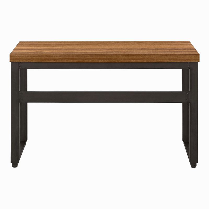 Bureau d'ordinateur, bureau personnel, debout, réglable, L 48 po, travail, ordinateur portable, métal stratifié, contemporain, moderne
