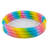 Intex 58449EP Rainbow Ombre 3 Ring Round Inflatable Kids Outdoor Swimming Pool
