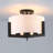 Gaspara Linen Semi Flush Mount