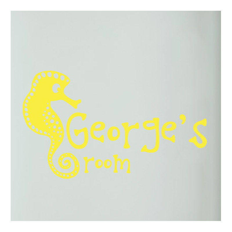 Nautical & Beach Wall Decal, Bright Yellow
