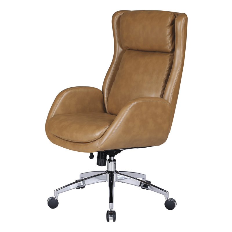 Blanchard Executive Chair with Headrest, Nutmeg