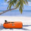 Chaise de camping inclinable et gonflable