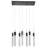7 - Light Kitchen Island Rectangle Chandelier with Crystal Accents-1890035006