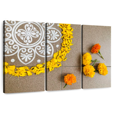 Adella Rangoli avec des soucis