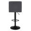 Deristin Swivel Upholstered Adjustable Height Counter Stool with Metal Frame-674344492