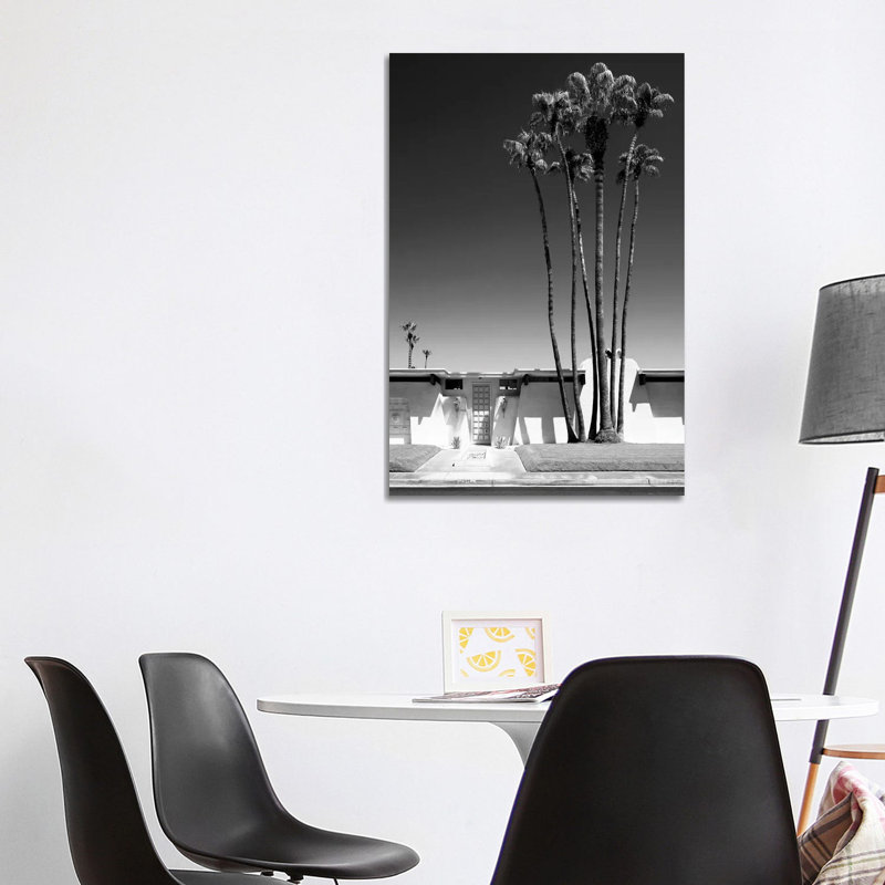 Black California Series - Palm Springs - Wrapped Canvas Print, 101.6 cm H x 66.04 cm W x 1.91 cm D