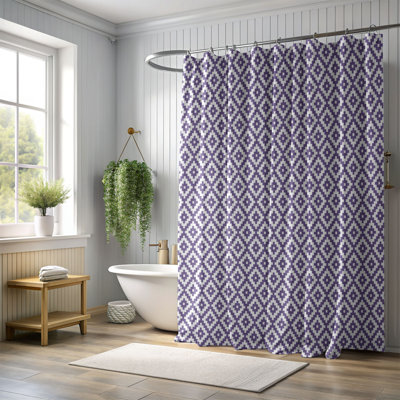 Whispers - 1 Piece Shower Curtain