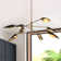 Lakendria Sputnik Modern Linear Chandelier with Adjustable Arms