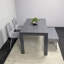 Dining Table and 2 Chairs And Bench Oak Effect Wood Table 1 Grey Velvet Chairs Dining Room-601120406-601120407