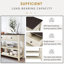 Console rétro avec tablettes ouvertes fonctionnelles, fabriquée en bois de pin pour un rangement polyvalent et une esthétique classique dans n'importe quel salon-1326370632