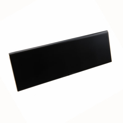 Color Beat Gloss 12" x 4" Ceramic Bullnose Tile Trim