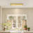 Transitional Linear LED Wall Sconce with Clear Ribbed Glass Shade-1421279139